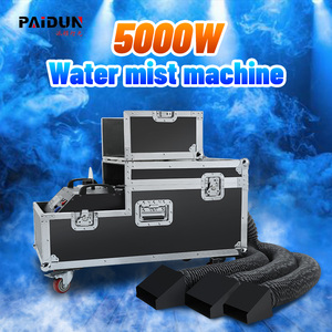 5000W Ba ống thấp khói nước sương mù máy, một bên làm ướt thấp nằm sương mù máy - Product Image 1