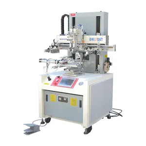 Multi color High Precision Cylindrical Silk Screen Printing Machine With Servo Motor