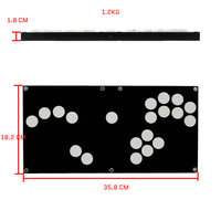 Console de jeu d'arcade multiplateforme R1-B Hitbox, style toutes touches, joystick Fightbox, connexion filaire Type-C, support pour téléphone