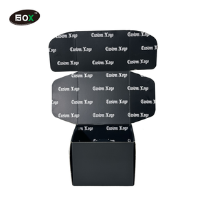 High-End Custom Logo Faltbare Wellpappe Mailer Box Voll farbig Wasserdicht und stilvoll für Hüte Einsatz mit Schwamm futter - Product Image 1