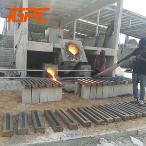 Four à induction pour la fusion de l'acier à haute température, destiné au recyclage des métaux ferreux et aux usines de fusion d'acier inoxydable - Product Image 2
