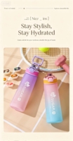 Nouvelle bouteille d'eau avec dosettes parfumées pour les activités de plein air, le sport, la salle de sport, la maison, l'école, le bureau