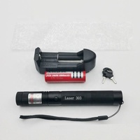 RS Wholesale 303 Stylo pointeur laser longue distance vert LED faisceau étoile avec étoile et batterie 18650 caractéristiques lampe de poche