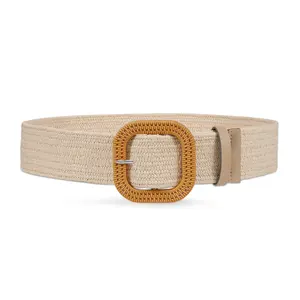 Dames Elastische Stretch Riem Meisjes Brede Taille Band Riem Voor Jurk Eco-Vriendelijke Outdoor Zomer Riem