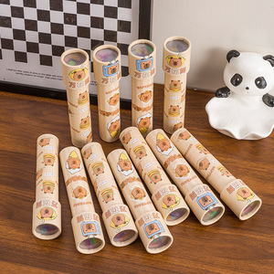 คาปิบาร่าคาไลโดสโคป 12 ชิ้นกระดาษของเล่นเพื่อการศึกษาสำหรับเด็กอายุ 3-6 ปีของขวัญอนุบาล - Product Image 1