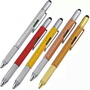 Metal Tool Pen Bulk Set Custom 6 in 1 Portable Multifunctional Screwdriver Scale Touch Screen Stylus - Product Image 2