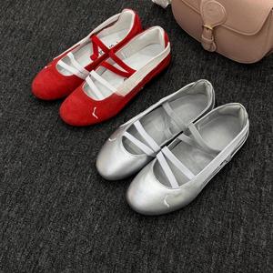 <span class=keywords><strong>Ballerine</strong></span> Mary Jane Multicolore da Donna - Scarpe in Camoscio <span class=keywords><strong>con</strong></span> <span class=keywords><strong>Cinturino</strong></span> Incrociato per Uso Quotidiano e Ufficio - Product Image 3