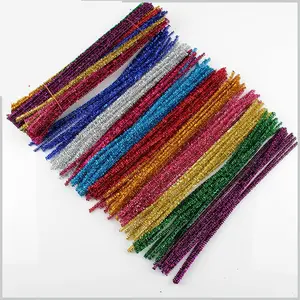 2023 New Diy Stuff Kid Creative Plush Chenille Sticks Stem Pipe Cleaner Hand Craft Accessories Child Toys Easter Spring Dec