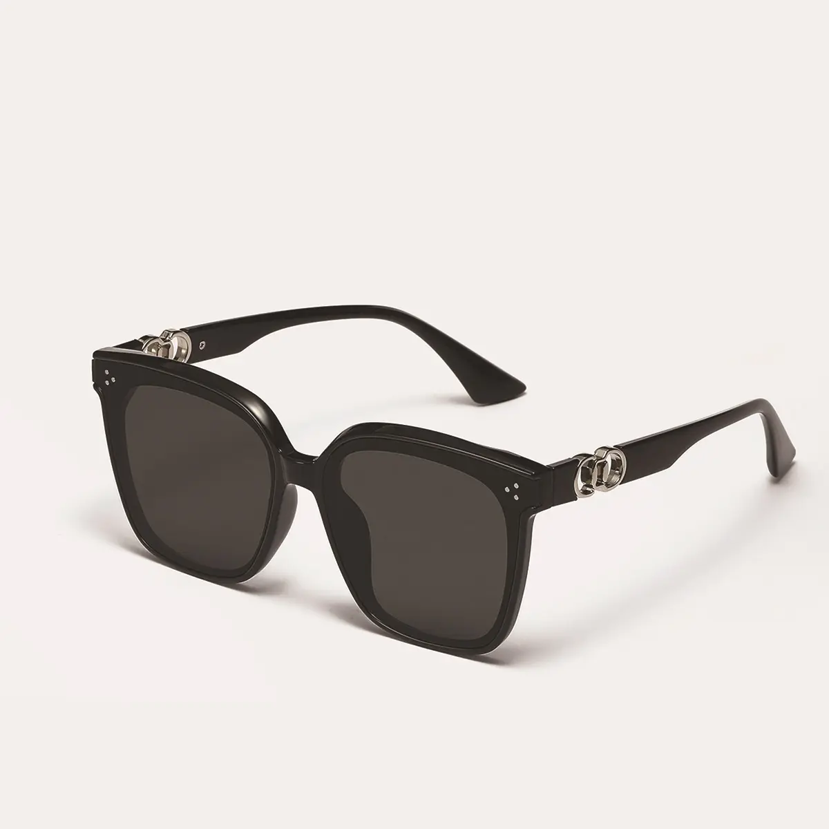 2023 Classic Square Pc Frame Glasses For Unisex Fashion Black Lens Retro Sunglasses 2022 Men Luxury Custom Designer Sunglasses