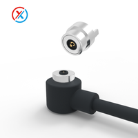 Connecteur magnétique Pogo Pin 2P 12V 1A Mâle Femelle Étanche DC Alimentation par Câble Magnétique Pogo Pin à Ressort