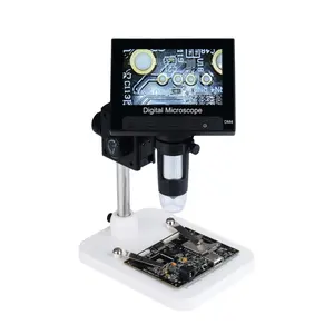 Original factory supplier wholesale portable 4.3 inch LCD screen 8 LED rohs usb Digital Microscope