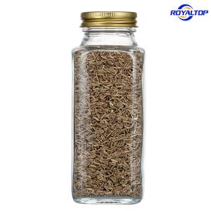 ขวดแก้วทรงเหลี่ยมขนาด 120 มล. 180 มล. 240 มล. สำหรับบรรจุเครื่องเทศพร้อมฝาปิด สำหรับเกลือ พริกไทย พริก กระเทียม ผงยี่หร่า - Product Image 4