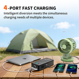 맞춤형 로고 150W 22500mAh 휴대용 리튬 파워 스테이션 PD 65W 고속 충전 미니 휴대용 보조 배터리 파워 스테이션 - Product Image 2