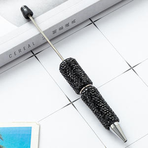 Grosir 2025 Pulpen Kristal Berhias Mutiara DIY Glitter Hadiah Siswa Grosir Pulpen Bambu Logo Kuat 1.0mm Stok Tersedia - Product Image 5