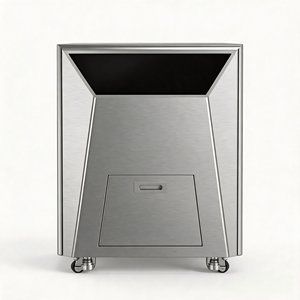 <span class=keywords><strong>Composteur</strong></span> de déchets de cuisine entièrement automatique en acier inoxydable de 10 kg avec contrôle PLC pour cantine - Product Image 5