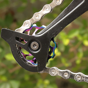 Piezas de <span class=keywords><strong>repuesto</strong></span> para rueda de guía de <span class=keywords><strong>bicicleta</strong></span>, polea de desviador trasero 11t 13t, guía de aleación de aluminio - Product Image 3