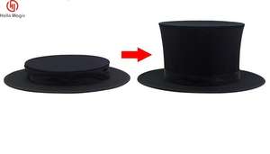 <span class=keywords><strong>Cappello</strong></span> a cilindro pieghevole con trucco <span class=keywords><strong>magico</strong></span> accessorio per Costume Stage Prop Magician - Product Image 3