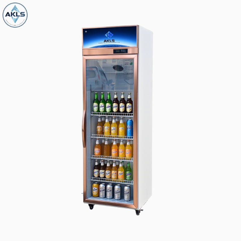 400L Commercial Upright Glass Door Vitrine