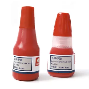 Produttore che produce 10ML 25ML bottiglia fotosensibile nero rosso blu Flash Stamp colori dell'inchiostro