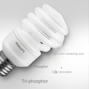Bombilla de bajo consumo Philips, bombilla de luz de tornillo en espiral súper brillante para el hogar, E27e14, 8w, lámpara fluorescente de tornillo, 23w - Product Image 5