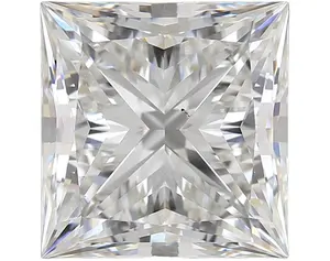 Solitaire de diamante com corte brilhante 4.20ct, cor F VS2 para fazer joias, conjunto certificado IGI Princess de laboratório