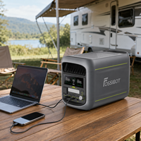 Station d'alimentation portable Fossibot Outdoor 1800W 1024Wh Lifepo4 avec panneaux solaires, charge solaire 200W 420W