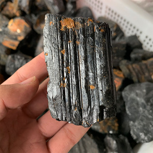 Đá thô <span class=keywords><strong>Tourmaline</strong></span> đen tự nhiên, đá <span class=keywords><strong>Tourmaline</strong></span> đen đánh bóng - Product Image 1
