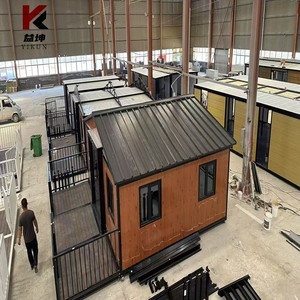 20 ฟุต 37 ㎡   บ้านสำเร็จรูปพับได้แบบเคลื่อนย้ายได้ ผนังกระจก สำนักงาน อาคารพักอาศัย ส่งไปยังออสเตรเลีย - Product Image 3