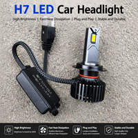 Ampoules LED de haute qualité pour voitures et camions, 12V, 24V, ampoules LED H4, H1, H7 haute luminosité, phares avant