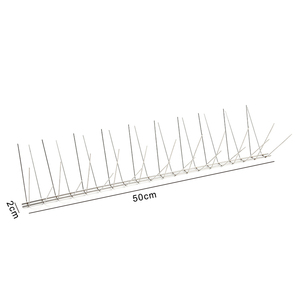 NEU Pest Bird Control Abschreckung <span class=keywords><strong>Anti</strong></span> Pigeon <span class=keywords><strong>Roosting</strong></span> Edelstahl Bird <span class=keywords><strong>Spikes</strong></span> - Product Image 4