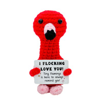 200 styles d'affirmations personnalisées, animaux en crochet faits à la main, inspirants, de soutien émotionnel, positifs, jouets pour cadeaux