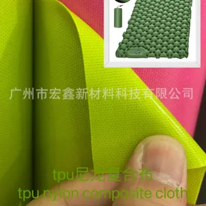Cama de almofada inflável de tecido composto de nylon TPU de alta resistência com design exclusivo