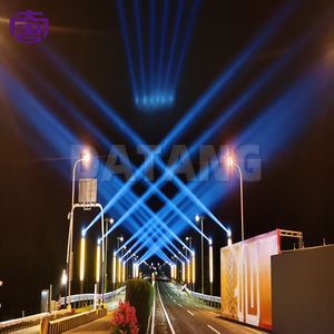 Lampe de scène à tête mobile LED résistante aux intempéries IP65 avec lumière blanche et effets de projection interactifs pour festivals - Product Image 3