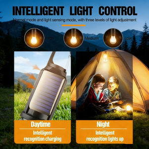 Linterna Solar Alecter, Linterna LED de Emergencia Recargable por USB, Portátil, Colgante, para Camping, Senderismo, Hogar, Huracanes - Product Image 3