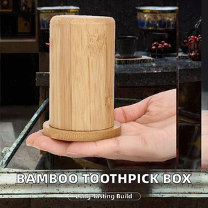 Distributeur de cure-dents, porte-cure-dents, boîte de rangement pour cure-dents, conteneur pour cure-dents, distributeur automatique de cure-dents, distributeur manuel de cure-dents - Product Image 2