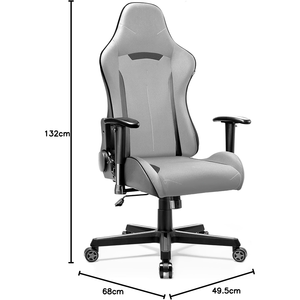 <span class=keywords><strong>Fauteuil</strong></span> de bureau pivotant de qualité européenne, best-seller, Pologne, ergonomique, gris, 2D, Fotel Gamingowy, <span class=keywords><strong>fauteuil</strong></span> de jeu en tissu pour joueurs professionnels - Product Image 6