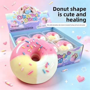 Juguetes Blandos Antiestrés Más Vendidos, Juguetes Blandos de PVC Hechos a Mano con Forma de Pata de Gato y Donut de Chocolate, Venta al por Mayor de Lujo - Product Image 4