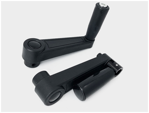 <strong>Black</strong> Nylon PLASTIC Folding Crank Handle with Round and <strong>square</strong> Hole - Product Image 6