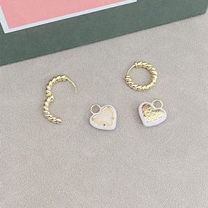 Nuevos Pendientes de Corazón Rosa Dulce y Moderno, Pendientes de Corazón en Forma de Melocotón, Elegantes y Ligeros, para Mujer - Product Image 6