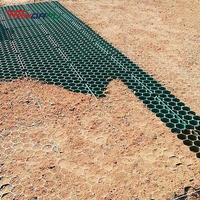 Grille de contrôle de l'érosion en HDPE pour pavés, drainage de jardin, stabilisation de voies de circulation, gazon et dalles de béton