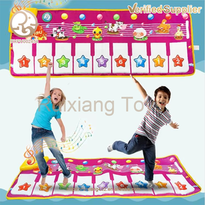 Clavier électronique à 9 touches Jouet éducatif pour bébé Instrument de <span class=keywords><strong>musique</strong></span> en mousse souple Piano Tapis de <span class=keywords><strong>musique</strong></span> Jouer au <span class=keywords><strong>sol</strong></span> de la salle de sport Tapis de jeu de danse - Product Image 5