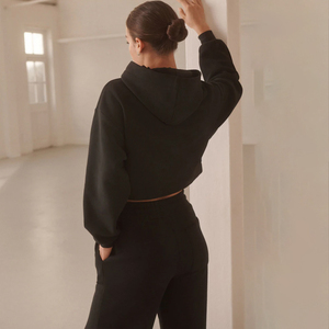 Sweat-shirt décontracté de haute qualité, chaud pour l'hiver, surdimensionné, unisexe, sweat-shirt de la collection noire du fabricant personnalisé, designer - Product Image 1