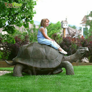 Antique Thủ Công Mỹ Nghệ Đồng HandMade Bronze Tượng Rùa Và Trẻ Em Điêu Khắc Để Bán - Product Image 3