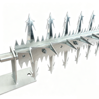Barrière murale rotative personnalisée pour la protection du périmètre des portails de clôture existants et les applications de projets commerciaux