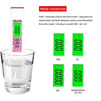 Wanbang MF-01 Testeur numérique 4-en-1 PH/EC/TDS/Température Haute Précision pour la Qualité de l'Eau avec Mesure de Conductivité