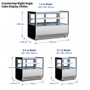 Vitrina Refrigerada para Pasteles con Control Digital <span class=keywords><strong>de</strong></span> Temperatura y Estantes Ajustables, para Cafeterías y Panaderías - Product Image 2