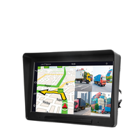 4CHs Android 8.1 2 + 32G camion Dvr Fit 9-36V avec Wifi GPS suivi moniteur à distance sur téléphone 4g voiture boîte noire DMS et ADAS CMSV7