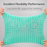 Nouveau 3d Office Use Honeycomb Gel Memory Foam Enhanced Car Seat Gel Cushion For Pressure Pain Relief avec Housse Amovible