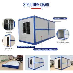 Venta al por mayor <span class=keywords><strong>de</strong></span> China, casa prefabricada plegable <span class=keywords><strong>de</strong></span> 20 pies con baño, contenedor <span class=keywords><strong>de</strong></span> envío a buen precio - Product Image 2