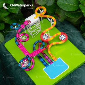 Équipement de <span class=keywords><strong>parc</strong></span> <span class=keywords><strong>aquatique</strong></span> modè<span class=keywords><strong>le</strong></span> 3D produits de <span class=keywords><strong>parc</strong></span> d'attractions de glissière d'eau de fibre de verre - Product Image 3